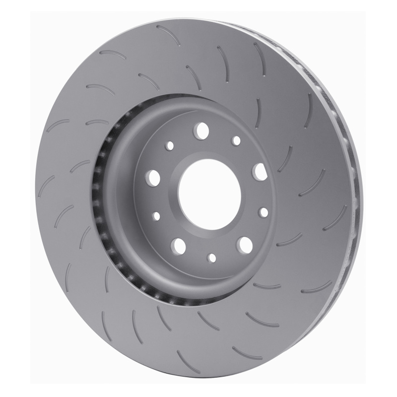 Cadillac CTS Brake Rotor (1) - Left Front - R1 Concepts - Slotted GeoSPEC Coated - `15-`19